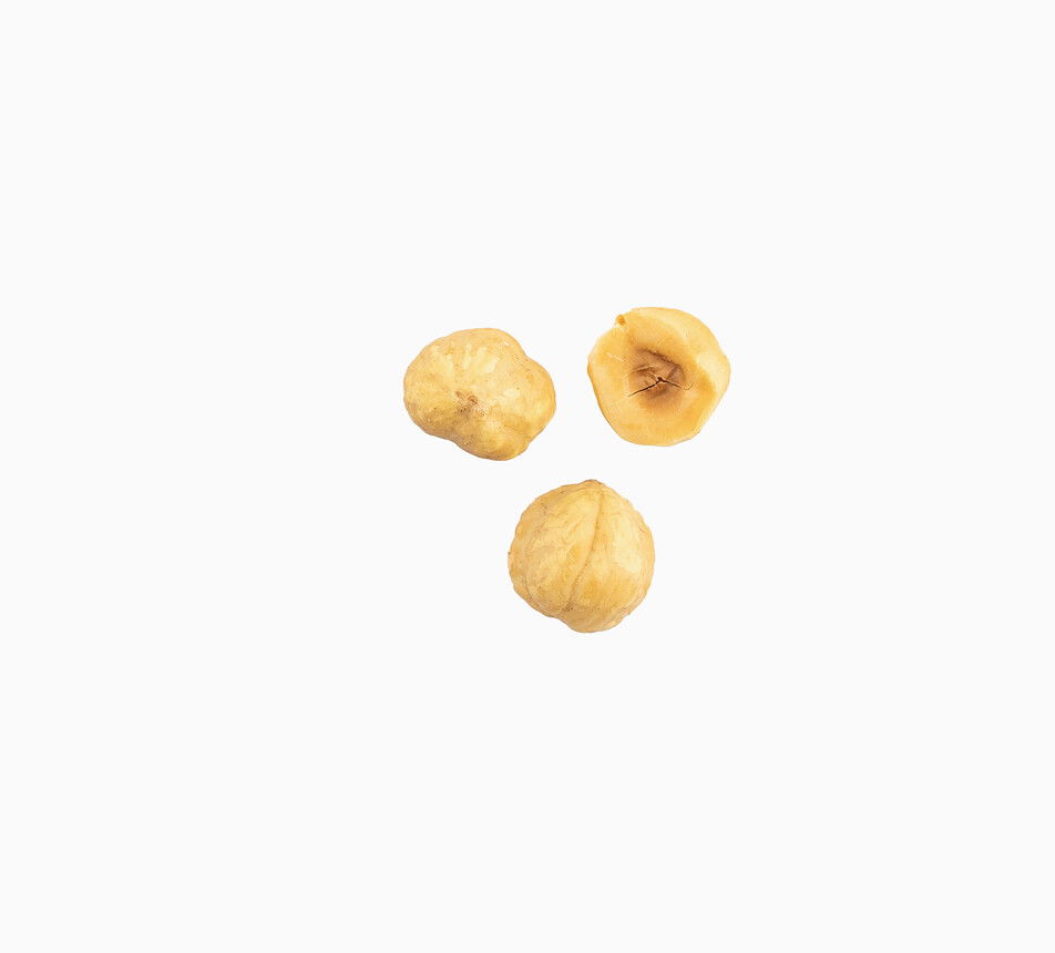 Lískové ořechy blanšírované pražené na sucho