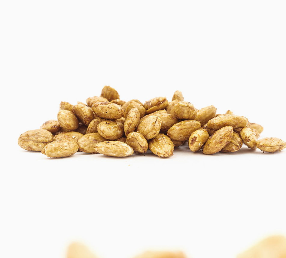 Pražené mandle s limetkou