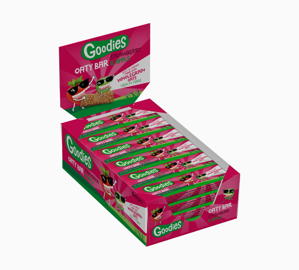 Goodies Ovesná tyčinka jahody a jablko
