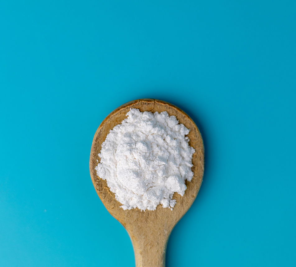 Třtinový cukr moučkový lžička