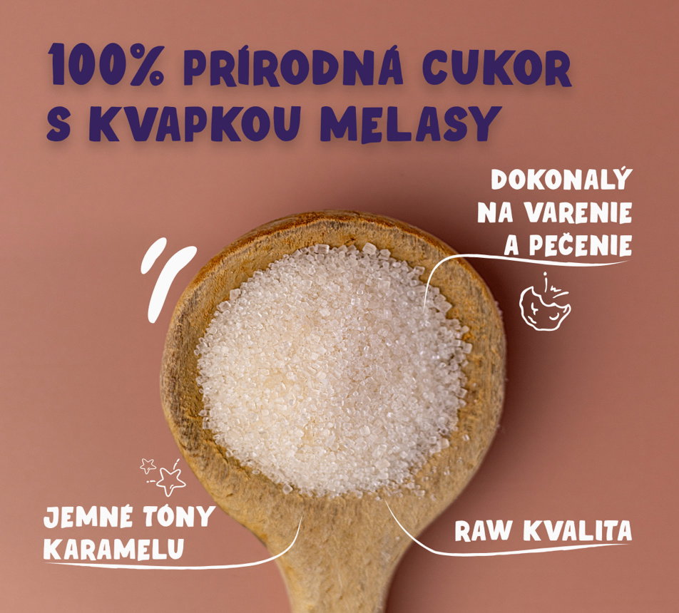 Třtinový cukr krupice USP