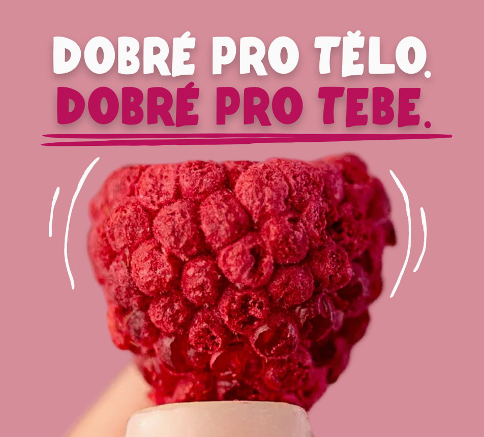 Maliny lyofilizované celé