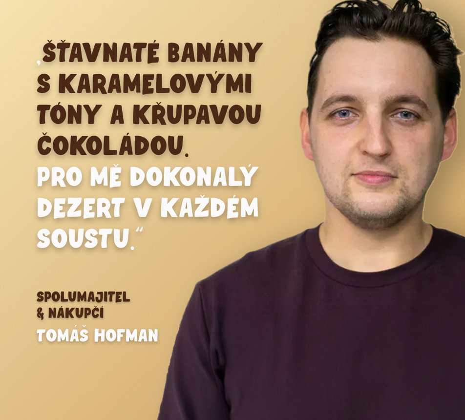 Banány v hořké čokoládě Premium