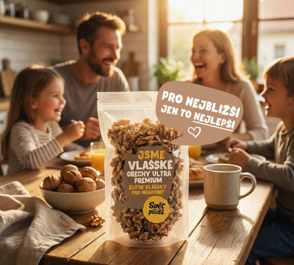 Vlašské ořechy 90% půlky Jumbo