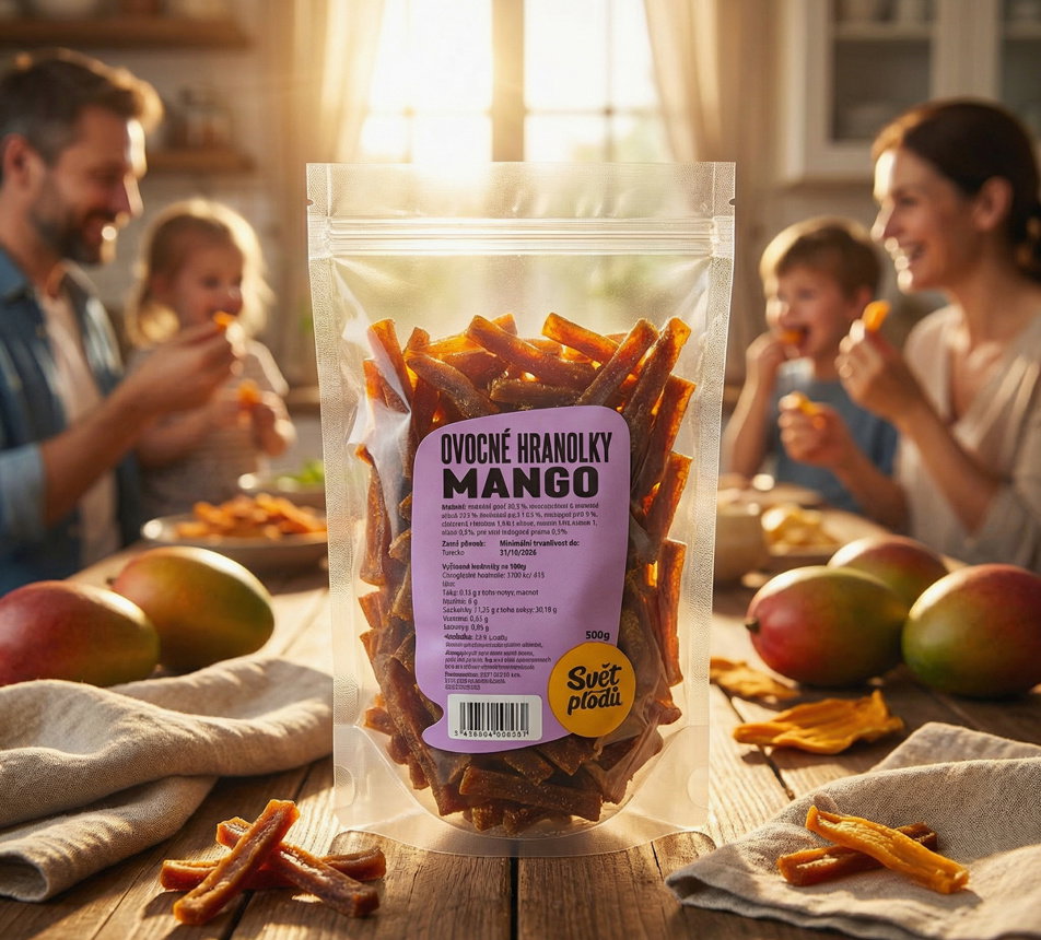 Ovocné hranolky mango