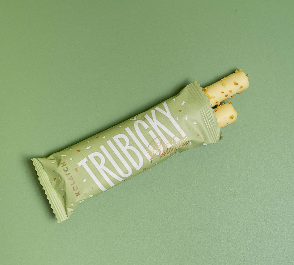 Kolatch trubičky s pistáciovou náplní