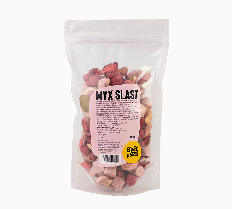 MYX Slast packshot bílé pozadí