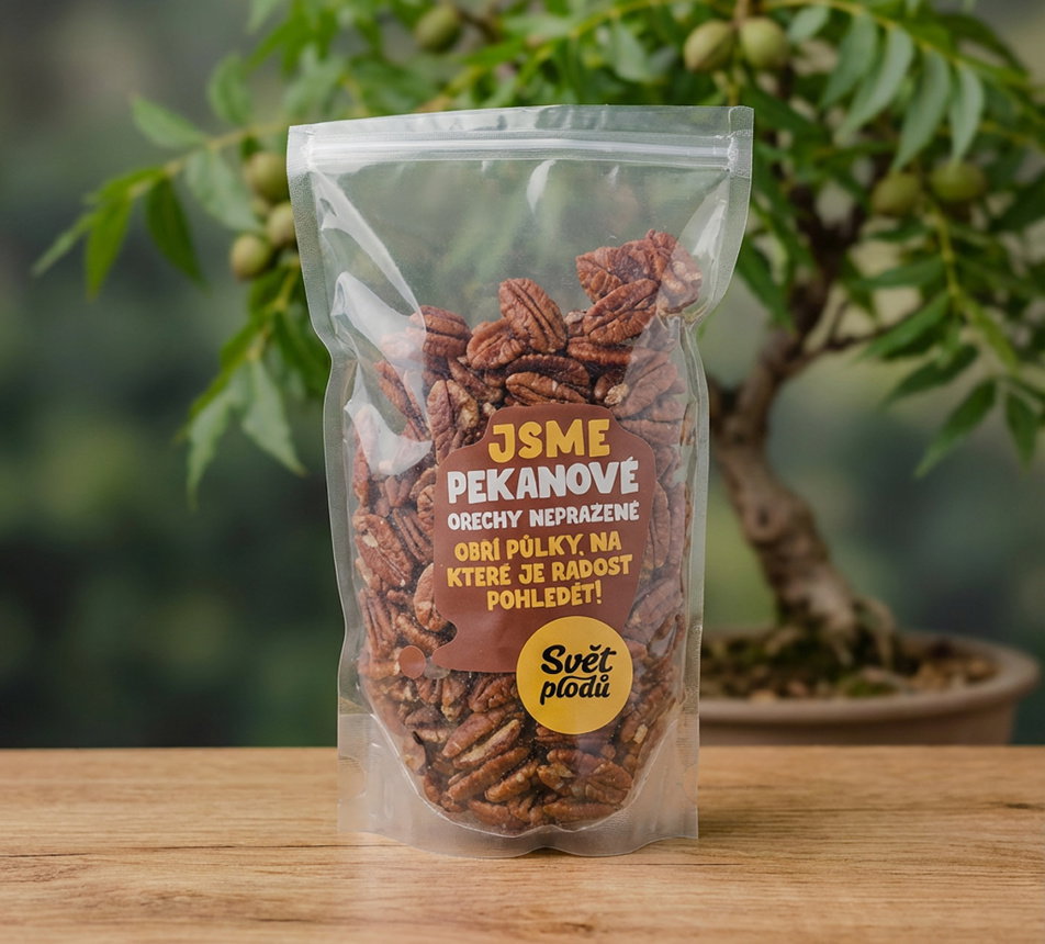 Pekanové ořechy nepražené