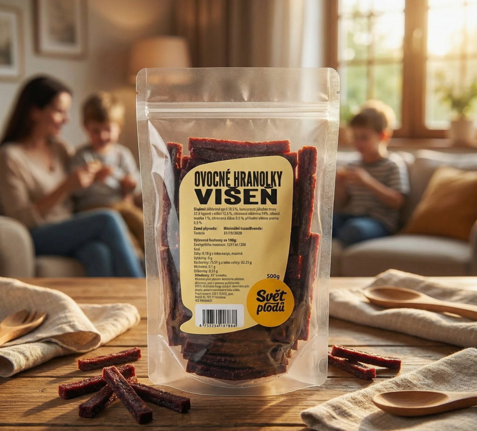 Ovocné hranolky višeň