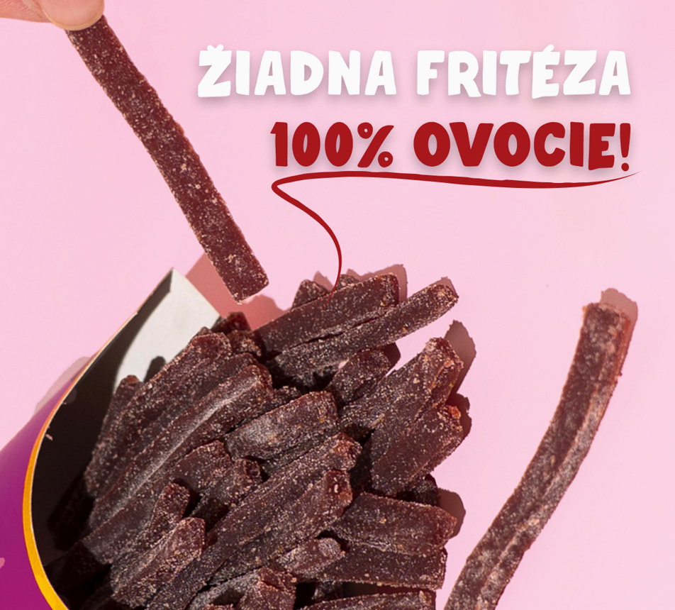 Ovocné hranolky malina