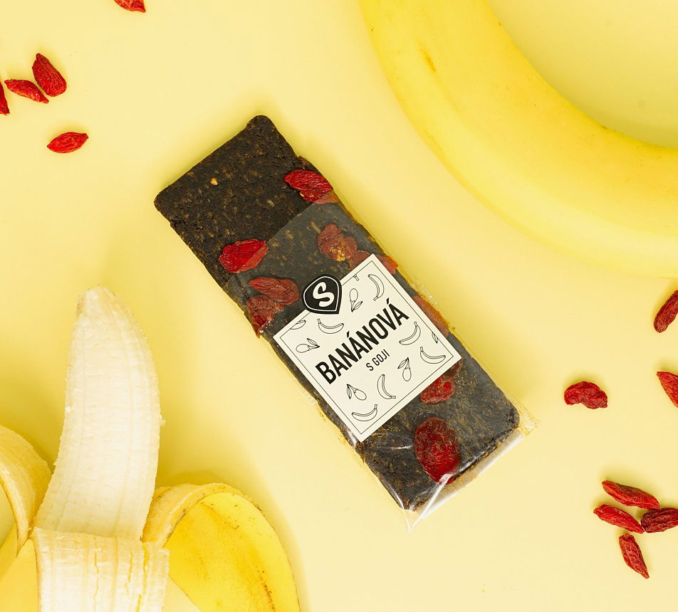 Banánová tyčinka s goji