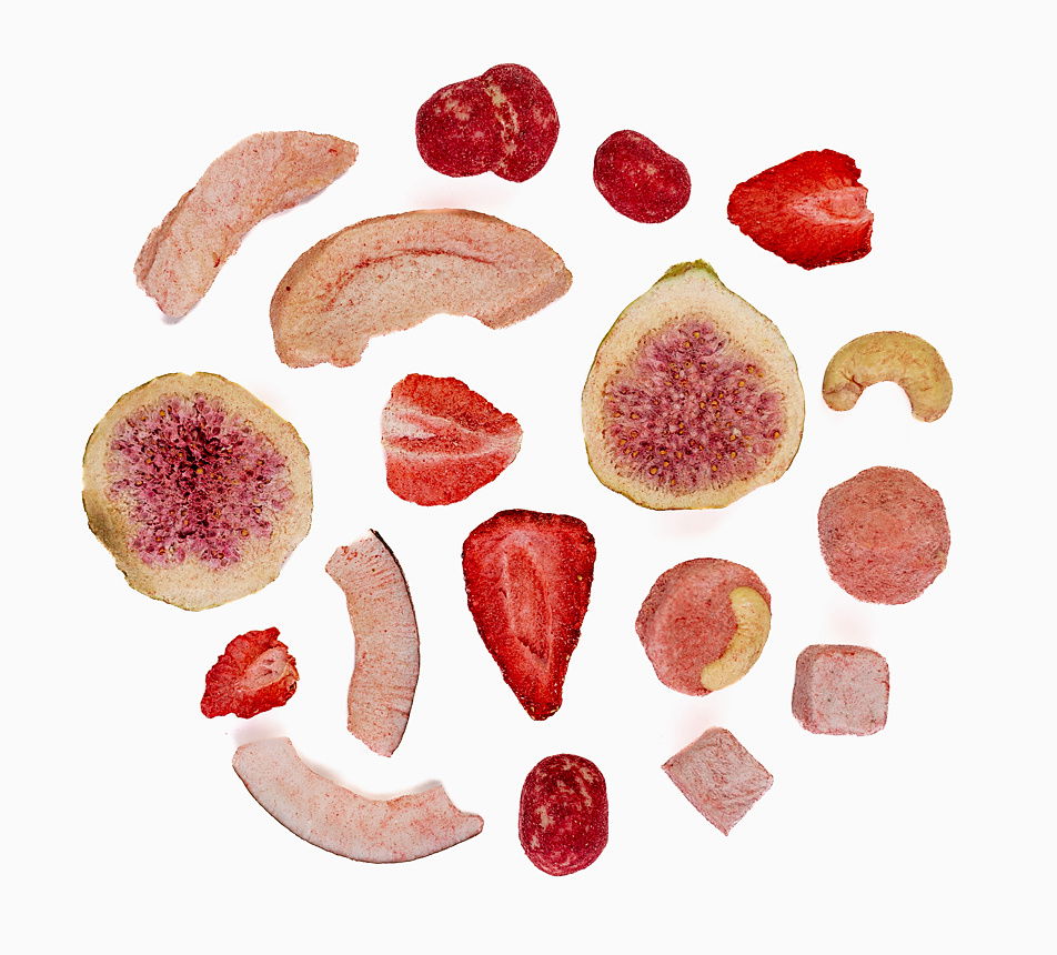 MYX Slast makro bílé pozadí