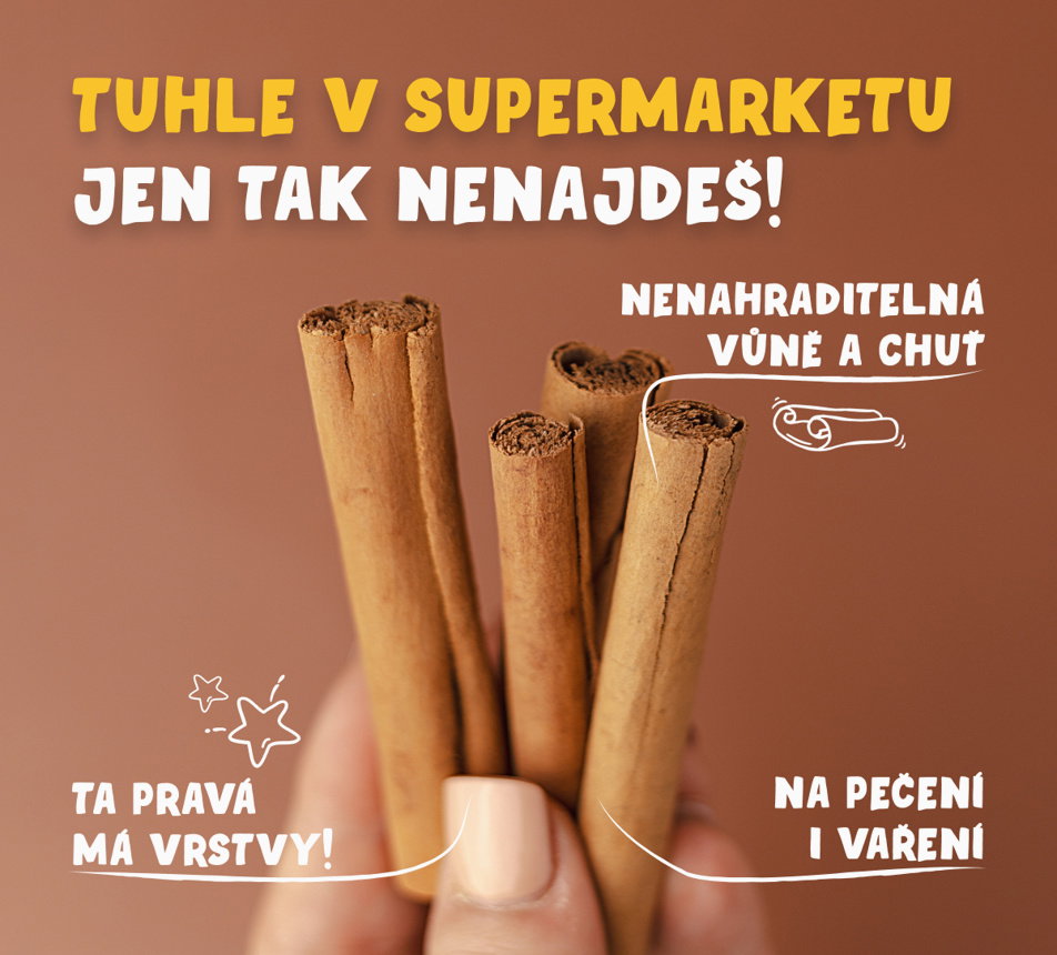 Skořice cejlonská celá Premium usp