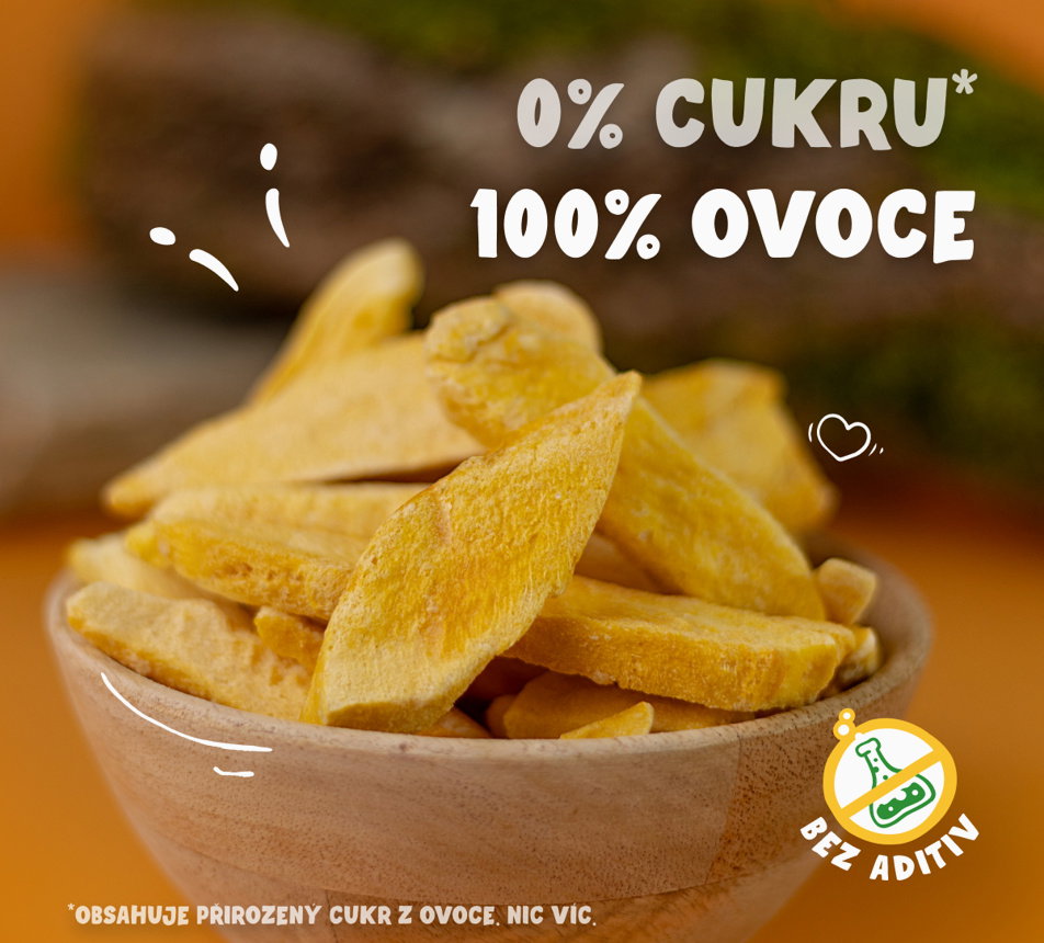 Mango lyofilizované kousky