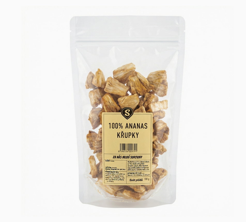 100% Ananas křupky