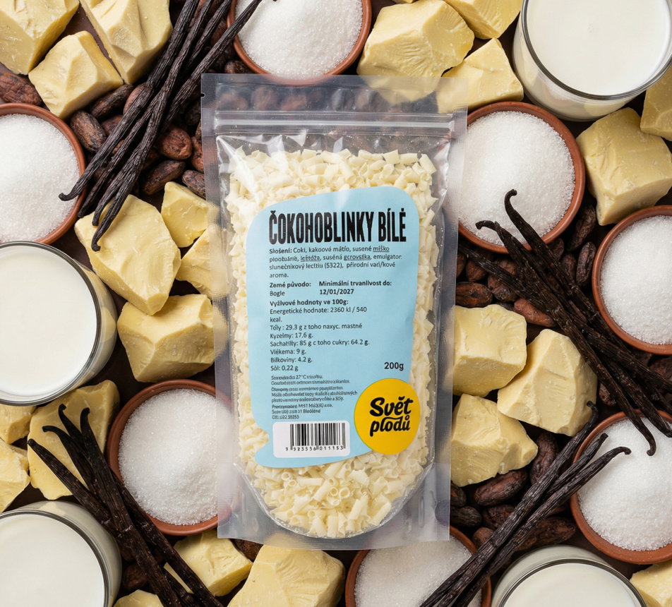 Čokohoblinky bílé