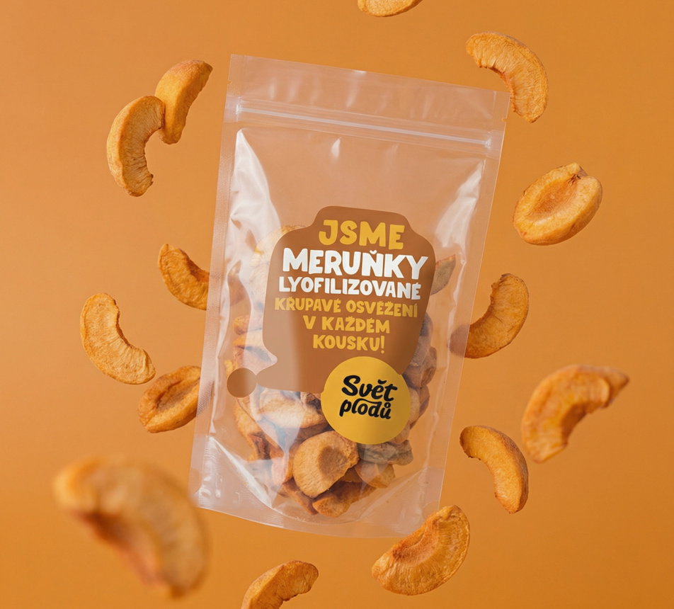 Meruňky lyofilizované