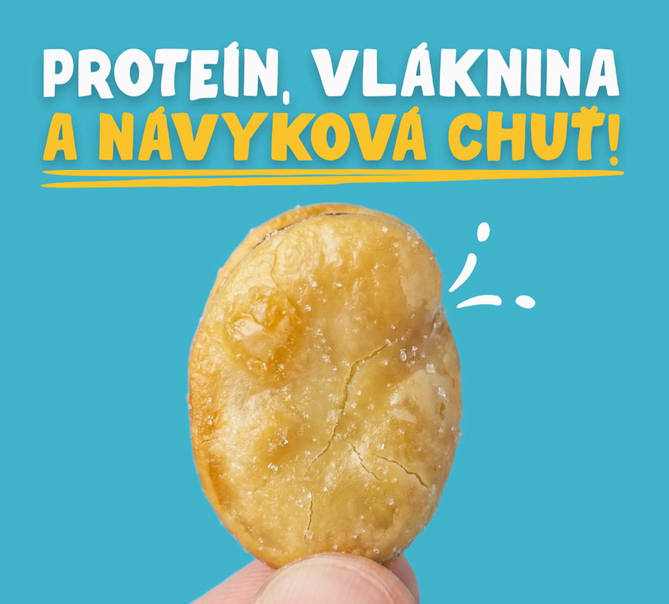 Fazuľové lupienky pražené solené