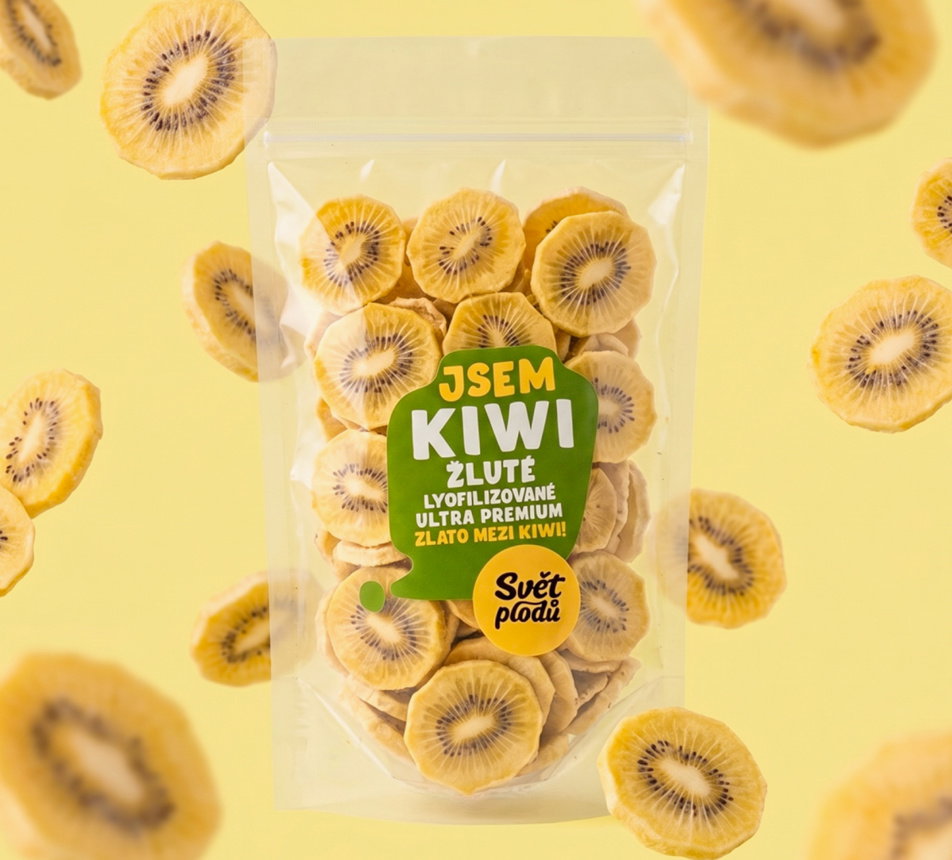 Kiwi žlté lyofilizované Ultra Premium