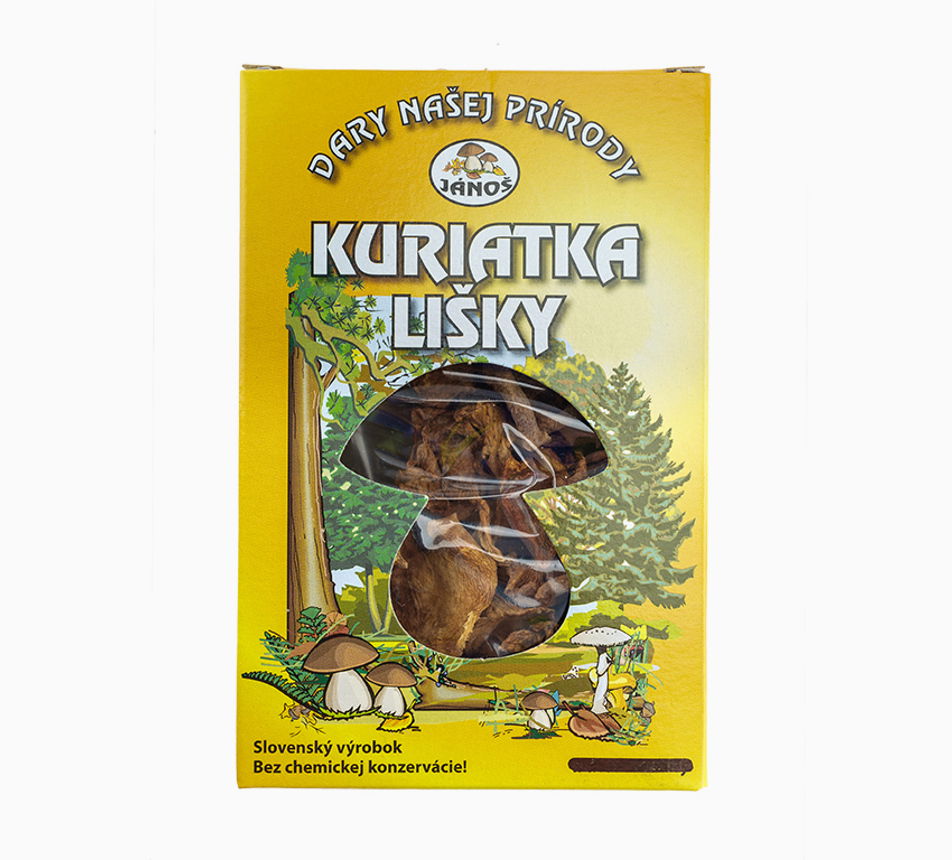 Liška obecná sušená