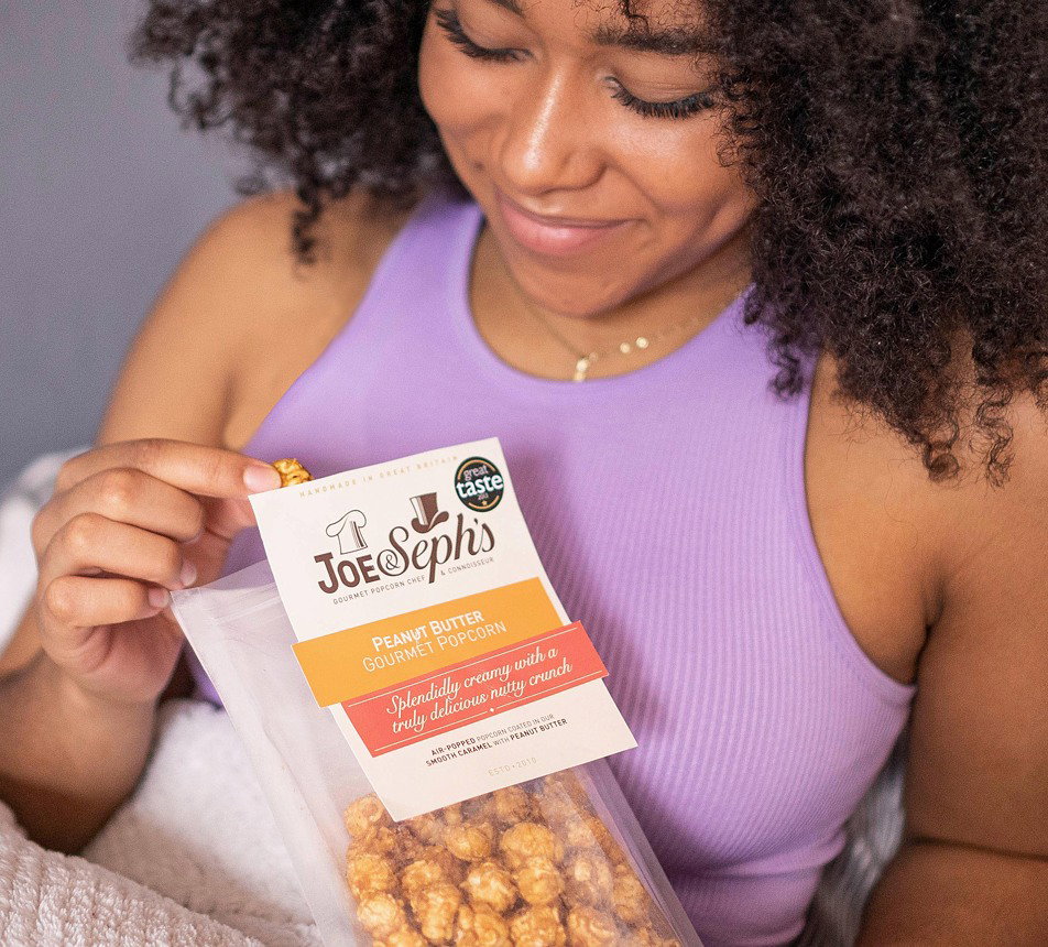 Popcorn Gourmet s příchutí arašídového másla