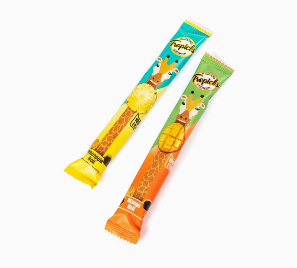 Tropicks 100% ovocné rolky