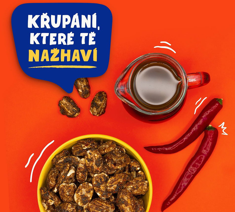 Pekany v javorovém sirupu s chilli 