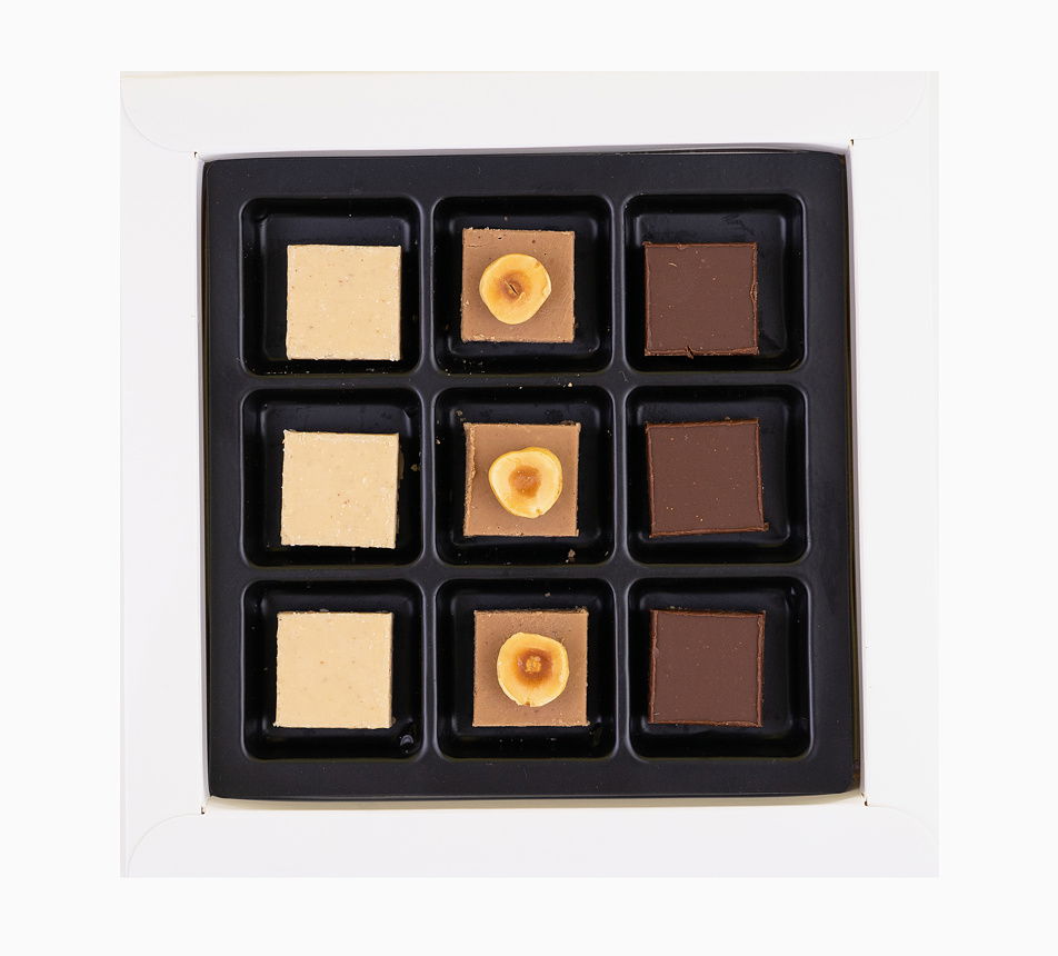 Dárková krabička nugát lískový ořech