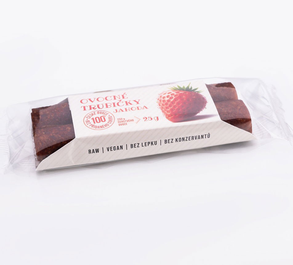 Ovocné trubičky jahoda