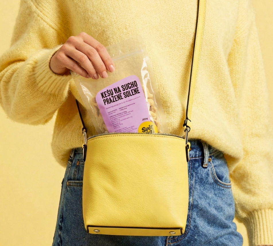 Kešu na sucho pražené solené do kabelky