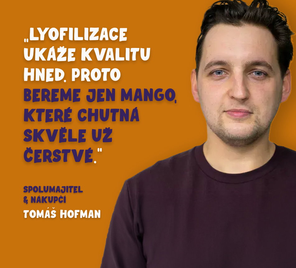 Mango lyofilizované kousky