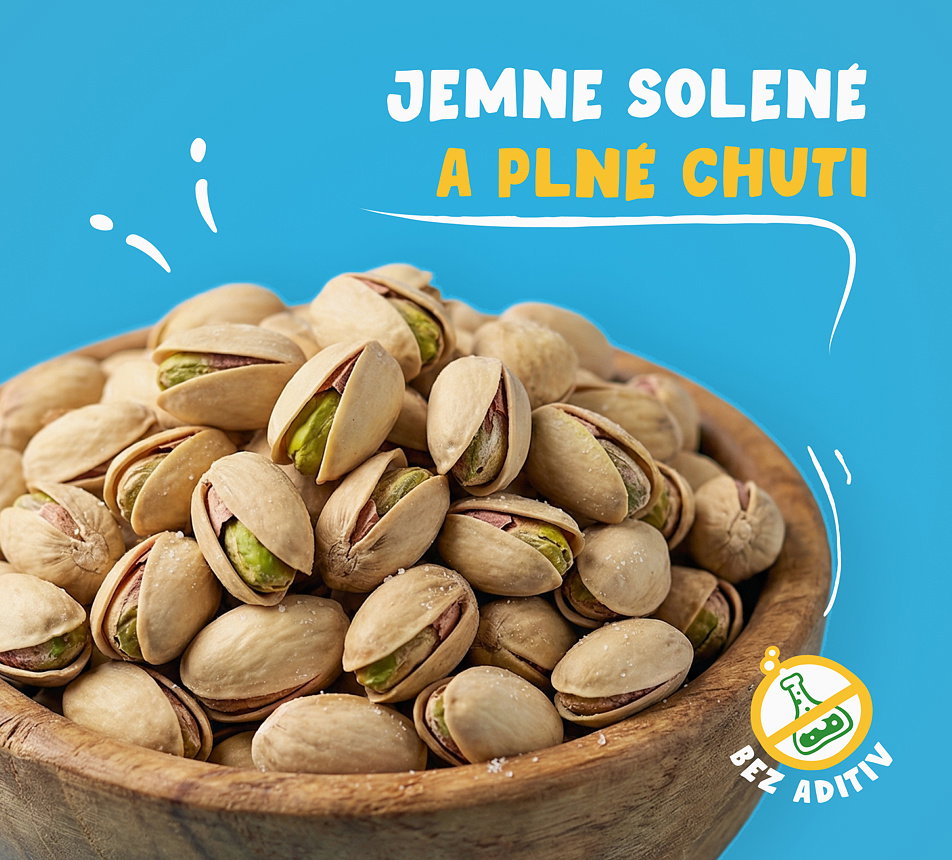Pistácie pražené solené