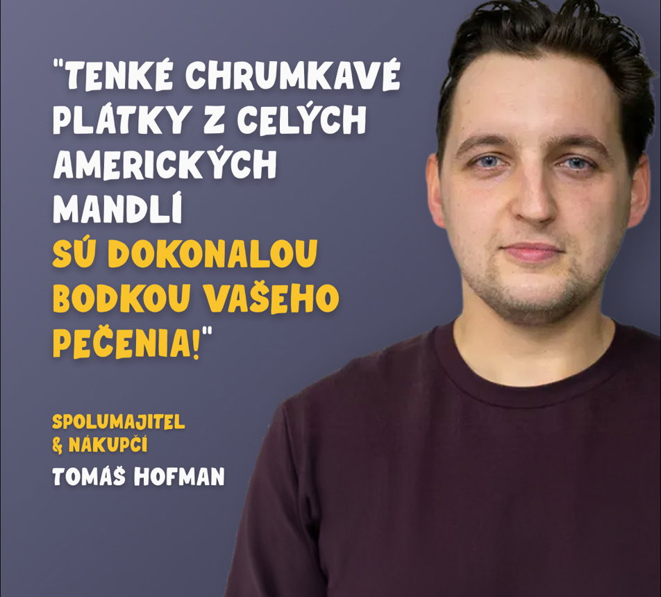 Mandle lúpané plátky