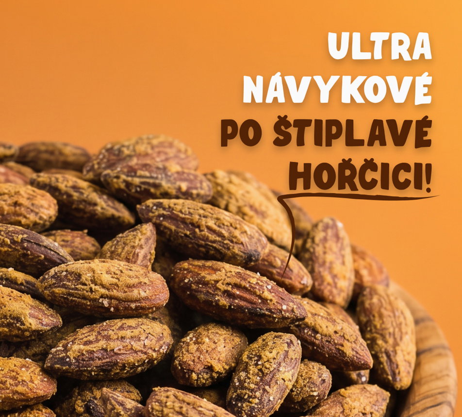 Mandle pražené v hořčici