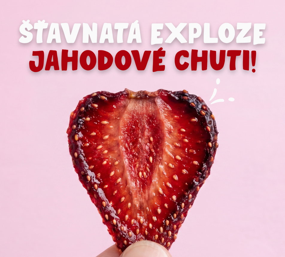 Jahody chipsy Ultra Premium