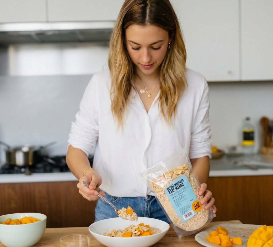 Ovesná minutová kaše mango