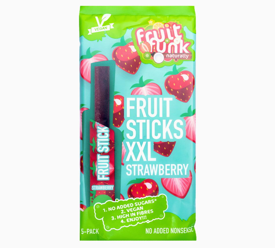Fruit Funk Ovocné tyčinky XXL jahoda