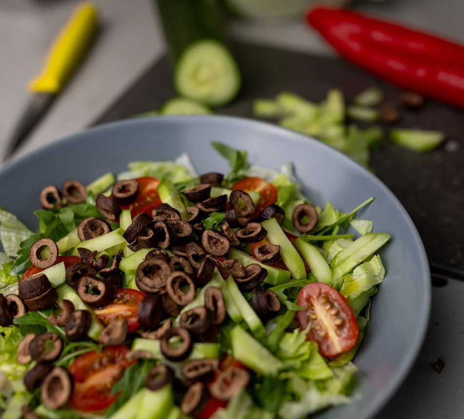 Čierne olivy lyofilizované