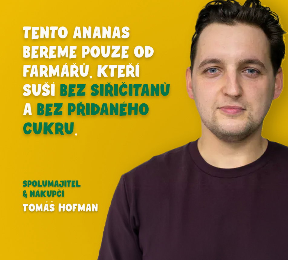 Ananas sušený baby