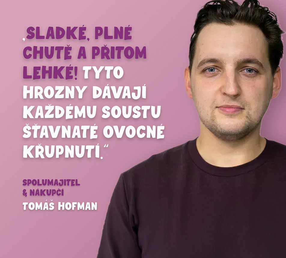 Hrozno červené lyofilizované