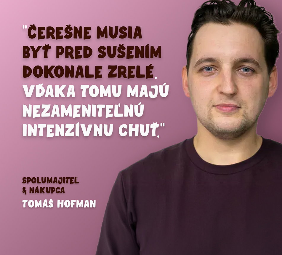 Čerešne lyofilizované
