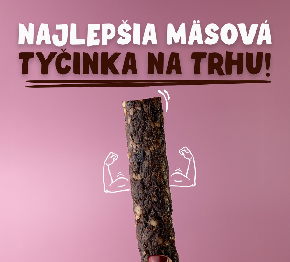 Hovädzia proteínová tyčinka soľ & čierne korenie