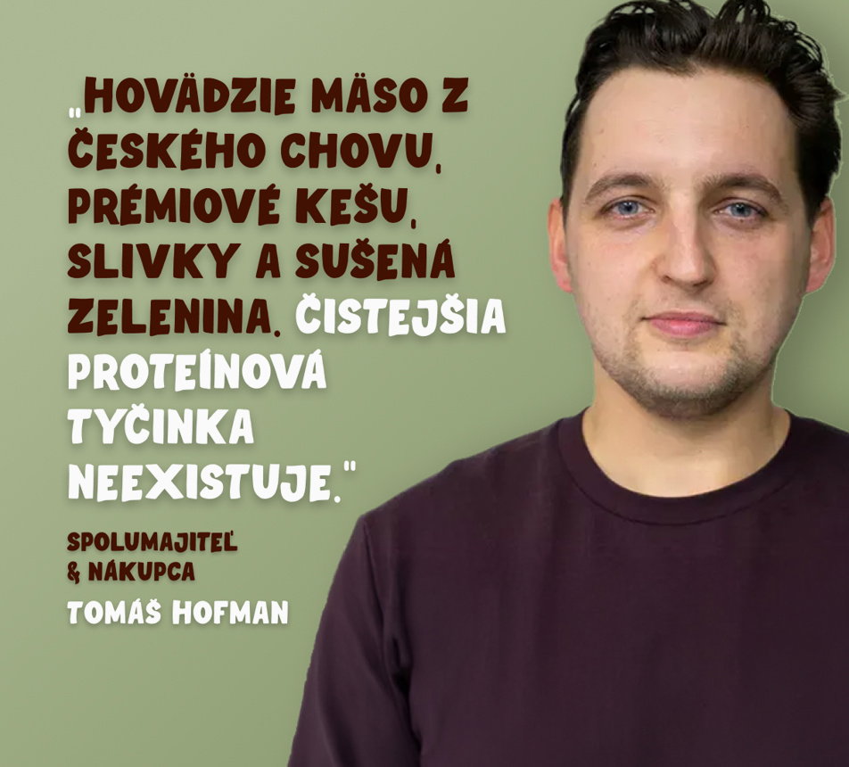 ​Hovädzia proteínová tyčinka so zeleninou