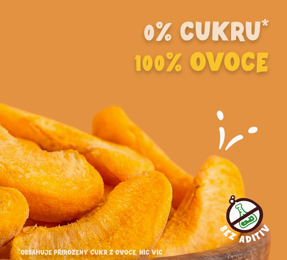 Meruňky lyofilizované