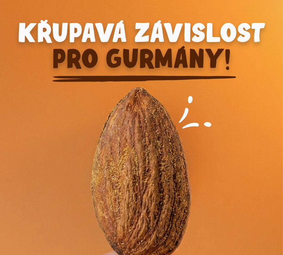 Mandle pražené v hořčici