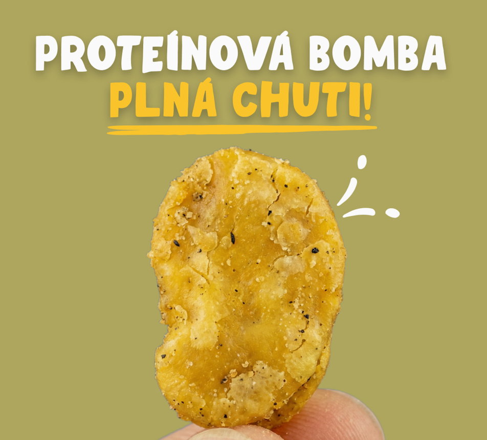 Fazuľové lupienky čierne korenie a citrón