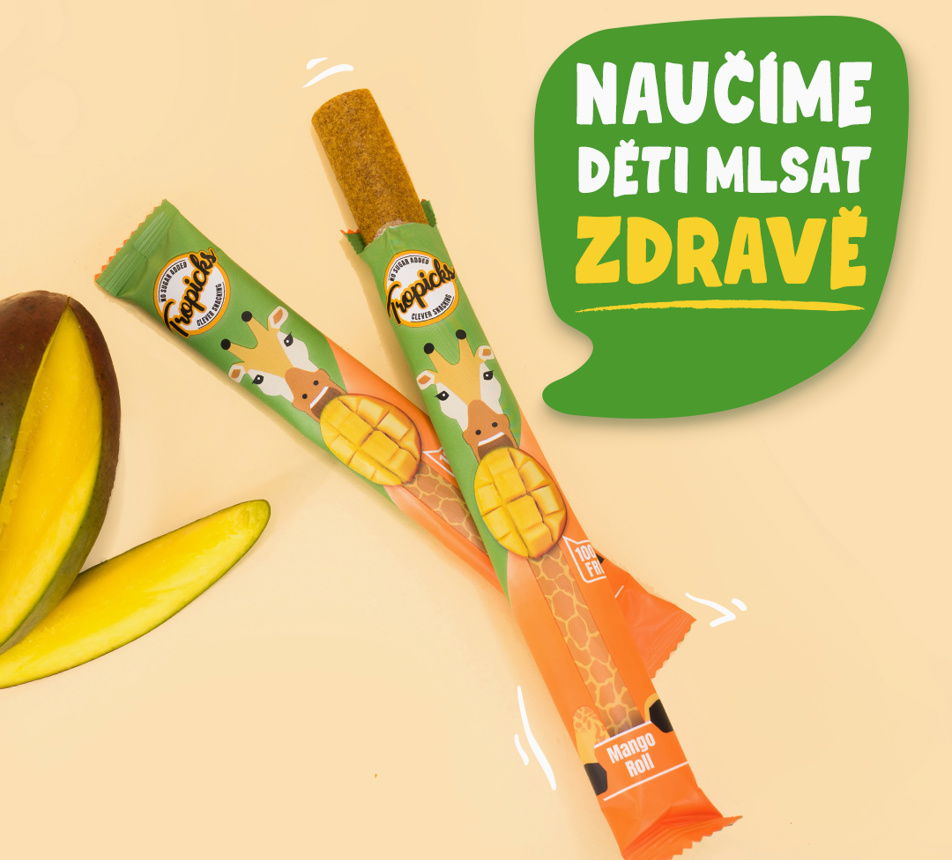 Tropicks 100% ovocné rolky