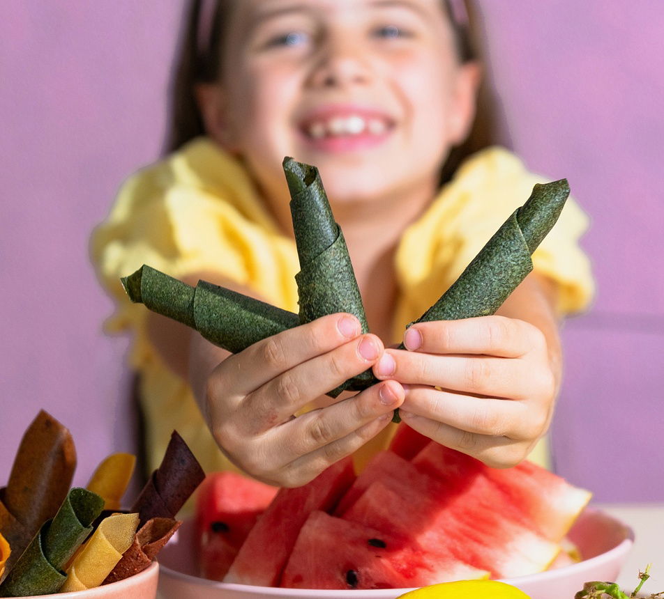 Kiwi trubičky se spirulinou