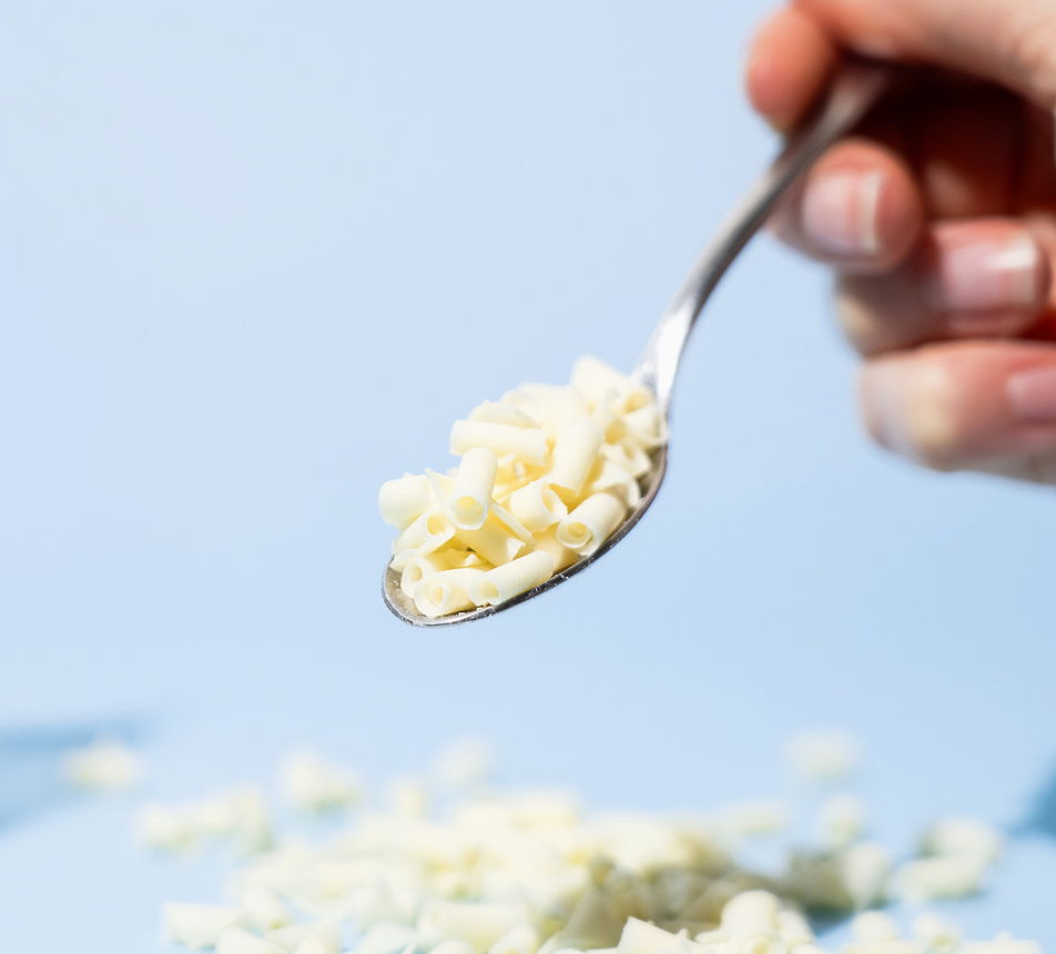 Čokohoblinky bílé detail