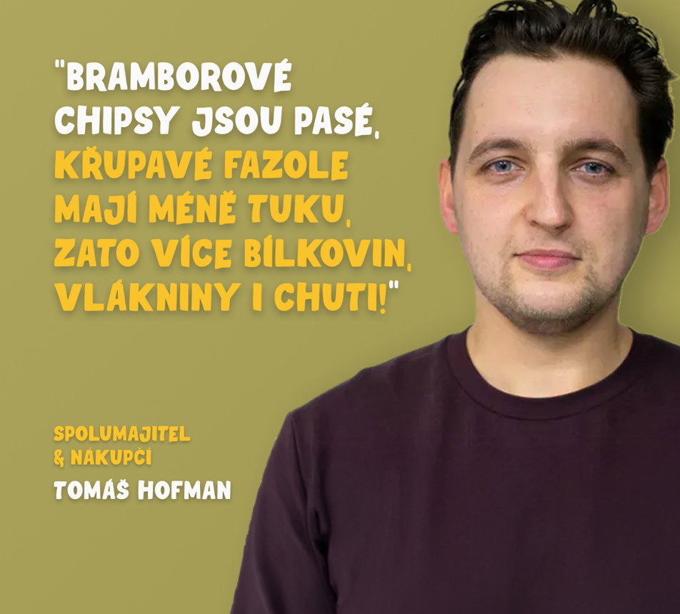 Fazolové lupínky pepř a citron